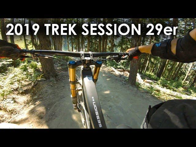 Demo Riding a 2019 Trek Session 29er - Whistler | Jordan Boostmaster