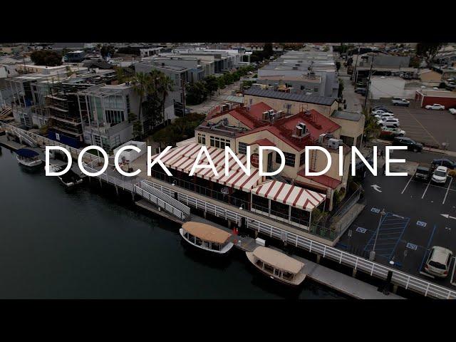 Dock and dine on Friday night in the Duffy #newportbeach #realestate #newportbeachrealestate