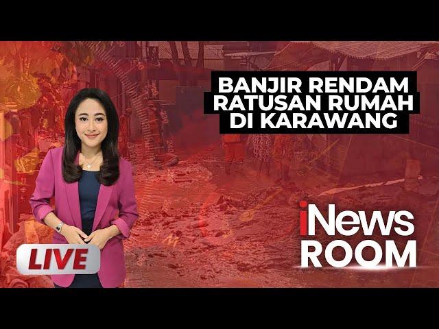 LIVE Banjir Masih Rendam Ratusan Rumah di Karawang | iNews Room | 08/03