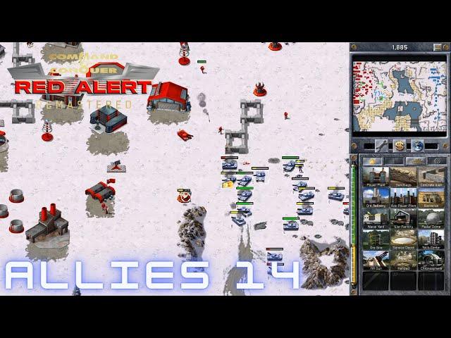 Command & Conquer Red Alert Remastered - Allied Mission 14 - NO REMORSE (Hard)