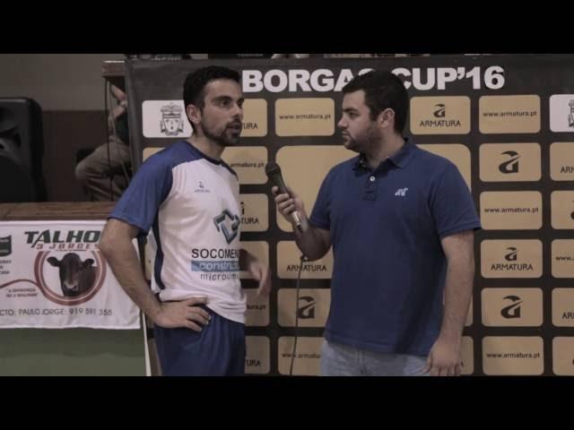 BorgasCUP 2016: Flash Interview masculino 4/Final, Grupo Socomendes x Remax/Solalta/Churr. Central