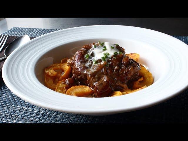 Cider-Braised Pork Shoulder - Pork Stewed in a Creamy Apple Cider Sauce