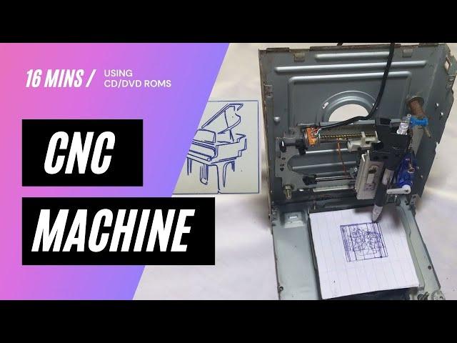 how to make a CNC drawing machine at home