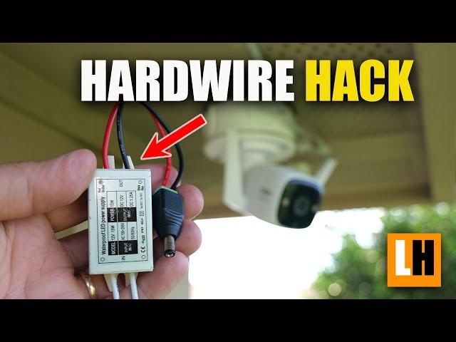 Hardwire your WIFI Security Cameras - No Power Outlet Needed! ft Tapo ColorPRO