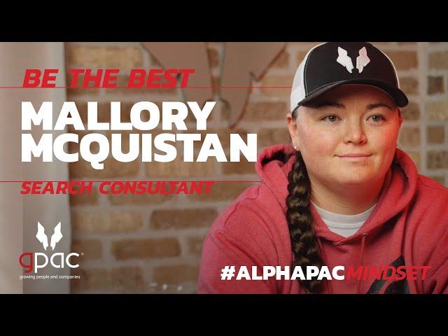 #BeTheBest | Mallory McQuistan: keeping an even head | gpac