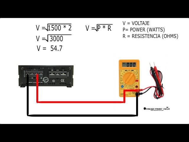 Como ajustar la ganancia de un amplificador con multimetro