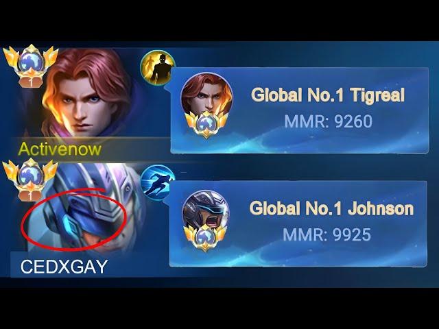 WTF!! WHEN 2 TOP GLOBAL TANKS MEET IN ONE TEAM(teammates didn't expect this) - Mobile Legends