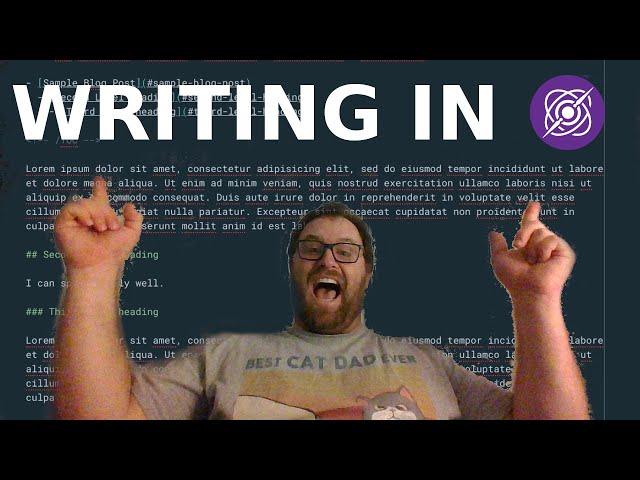 How to Setup a Writing Environment in the Pulsar Text Editor