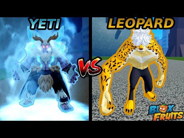Yeti vs Leopard - Blox Fruit