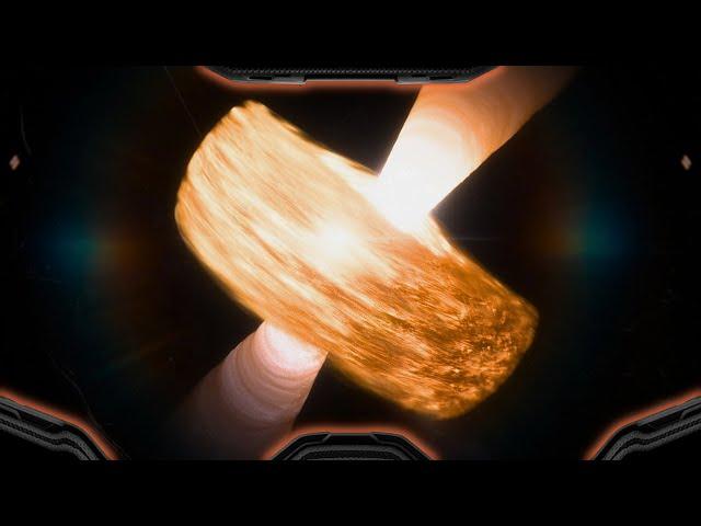 Falling Into a Black Hole (Simulation: Quasar)