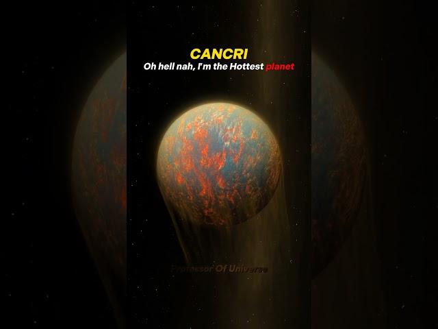 Venus vs Cancri vs Hottest Planet in the Universe  #Space #Universe