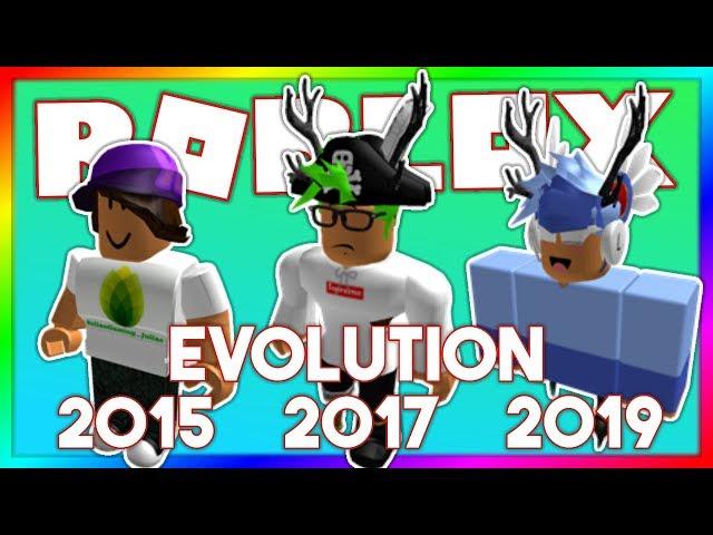 MY ROBLOX AVATAR EVOLUTION II (2015-2019)