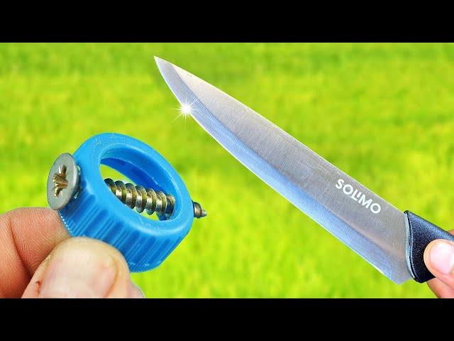 Easy Way To Sharpen A Knife Like A Razor Sharp with this great tool