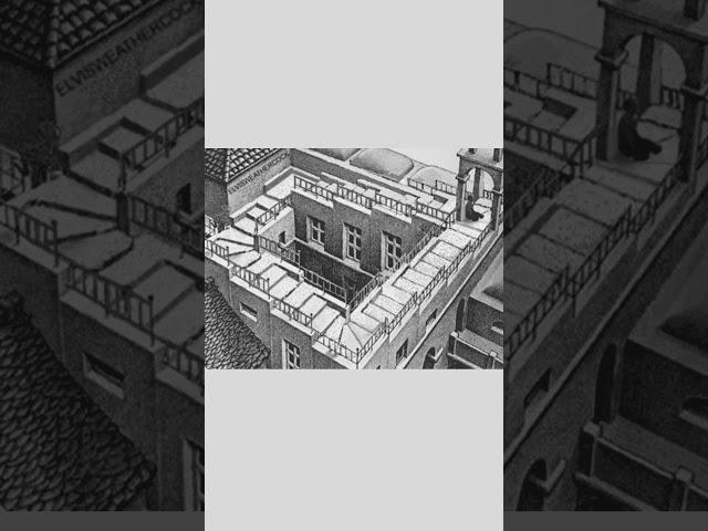 infinite staircase illusion #opticalillusion #cool
