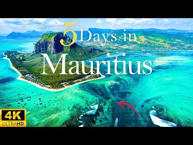 How to spend 5 Days in MAURITIUS Perfect Itinerary | Underwater Waterfall