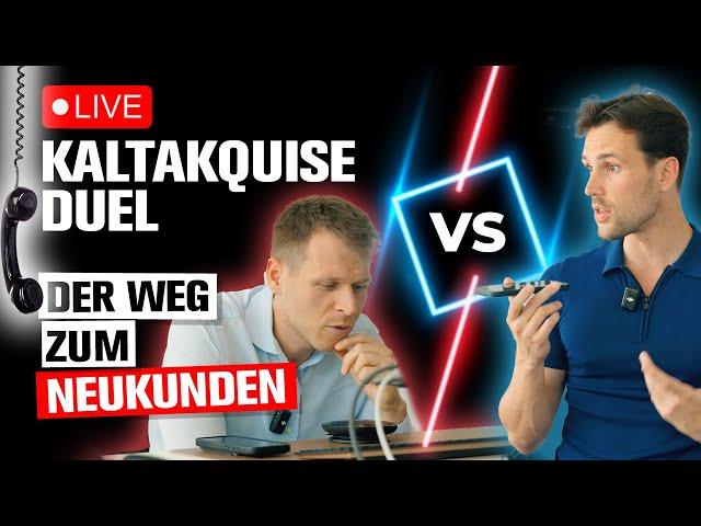 Kaltakquise am Telefon - Live Cold Calling Duell