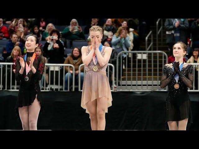 Amber Glenn becomes first LGBTQ+ woman to win U.S. Women's Figure Skating Championship