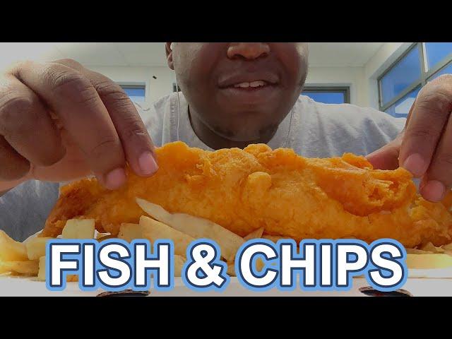 Crunchy Fish and Chips Eating Sounds (ASMR)