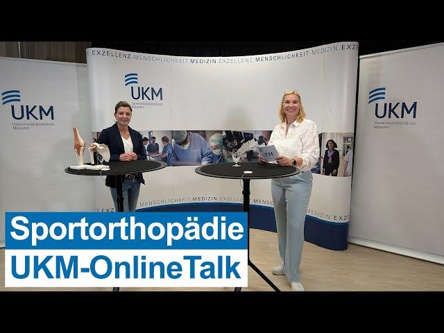 UKM-OnlineTalk | Von Schulter- bis Knieverletzung – wenn Sport Schmerzen bereitet