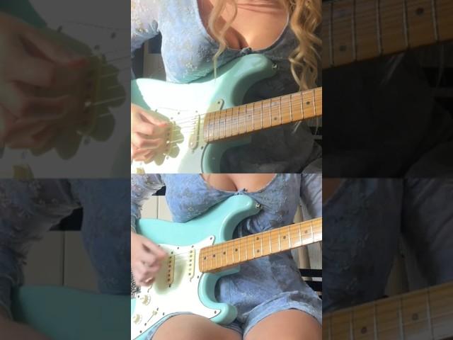 Do 13 Gauge Strings Give the Stevie Ray Vaughan Tone #guitar #prettygirl #style