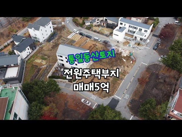 통일동산 A급 전원주택지 매매5억