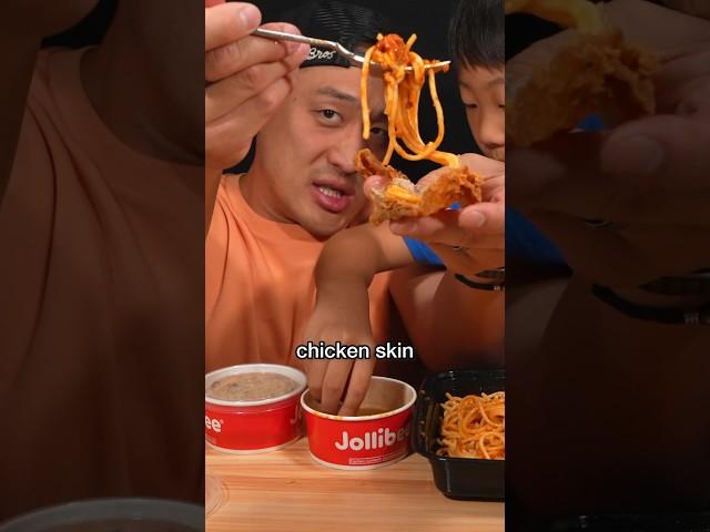 Jollibee chicken skin hack is so  whoever started this is genius