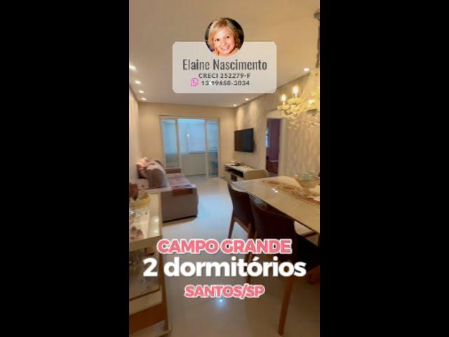 Apartamento 88m² com 2 dormitórios no CAMPO GRANDE em SANTOS/SP - Ref. 141292