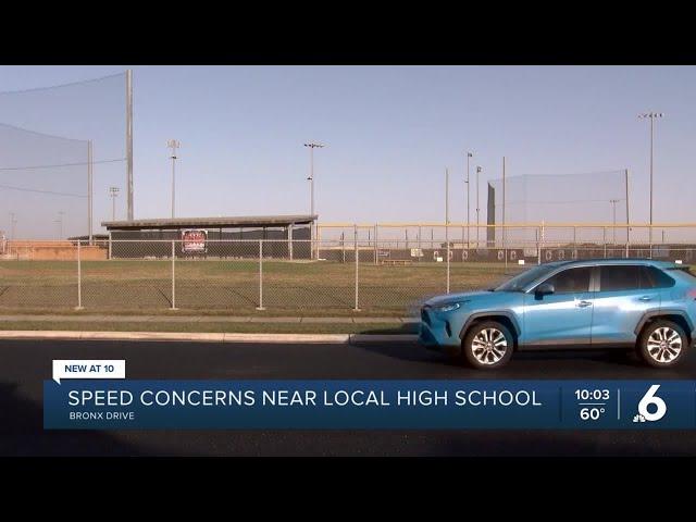 Speed concerns near Veterans Memorial High School