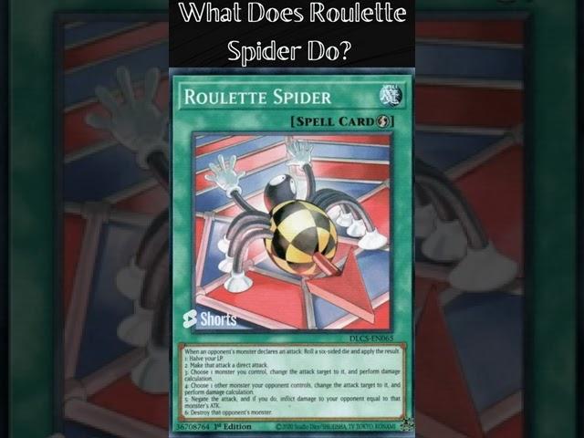 What Does Roulette Spider Do? (Yugioh Cards Explained for Easy Deck Building)
