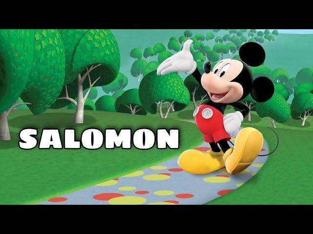 Canción feliz cumpleaños SALOMON con MICKEY MAUSE - Diviértete cantando y bailando