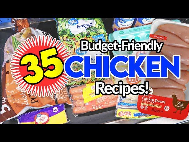  MEGA Dinner Recipes with CHICKEN! 2.5 Hours of Delicious BUDGET Eats!