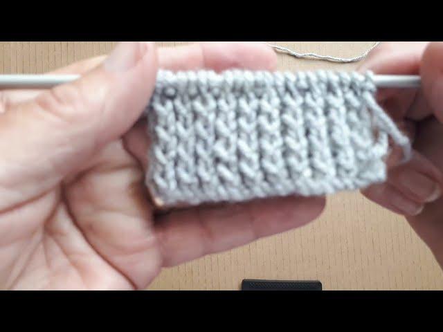 #4 How to Knit Plain and Twisted Rib, Knitting For Beginners, Sheila's Just Knitting