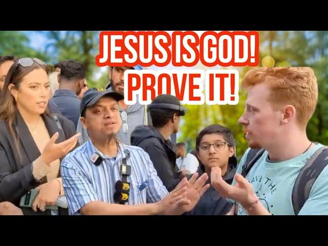 Jesus is God! Prove it! Mansur Vs Christian | Speakers Corner | Hyde Park