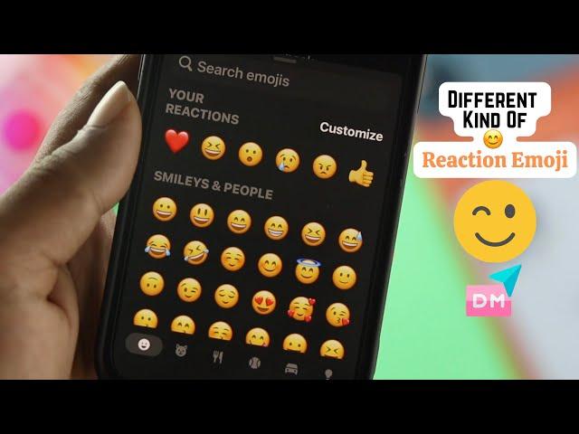 How To React with More Emoji on Instagram Direct Message!