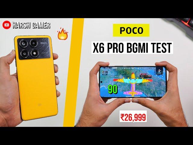 Poco X6 Pro Pubg Test With FPS Meter, Heating and Battery Test | Best Gaming Phone Under ₹30,000? 