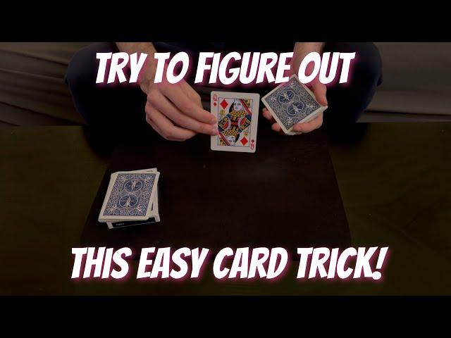 You'll Never Guess How This SIMPLE Card Trick Works!! | Easy Card Trick Performance/Tutorial