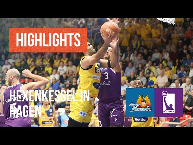 Hexenkessel in Hagen! Phoenix Hagen - BG Göttingen- Highlights aus dem BBL Pokal