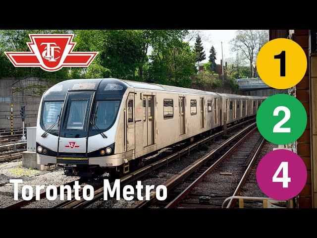 [4K]  Toronto Subway | All the Lines