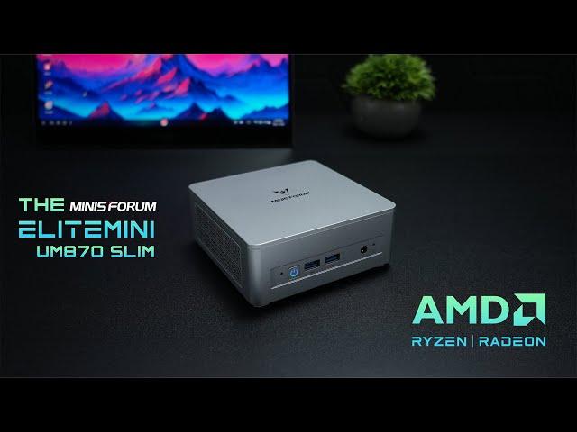 The New UM870 Slim, A FAST Budget Friendly AMD Mini PC That Can Game!