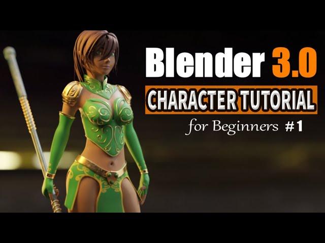 Blender Character Modeling Tutorial - For Absolute Beginners - Part 1