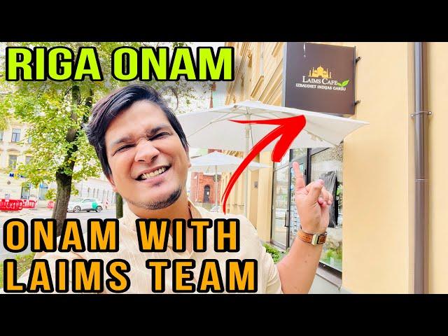 Onam With Laims Restaurant Team | Riga Malayalis | Students Life In Latvia | ft @J.E.E