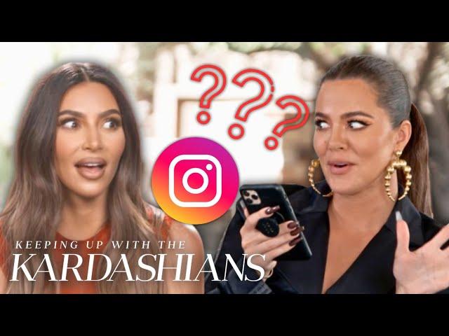 Kim & Khloé Kardashian Are SHOCKED To Find Out Who Manages North West's IG Fan Page! | KUWTK | E!