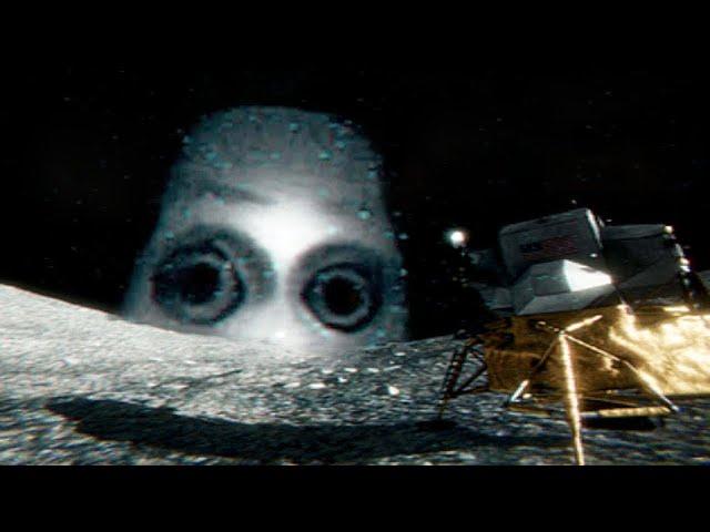 A TERRIFYING MONSTER IS HIDING ON THE MOON.. - 3 Random Horror Games