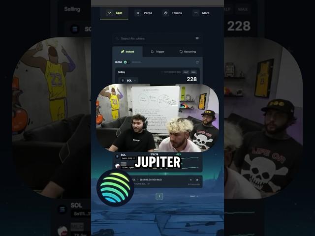 Adin Ross buys his first memecoin using Jupiter Exchange 