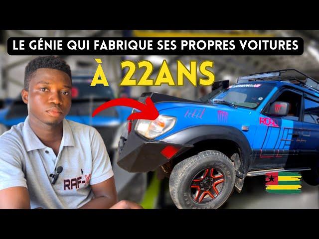 Ce jeune Togolais de 22 ans fabrique ses propres voitures. Découvrez comment il fait