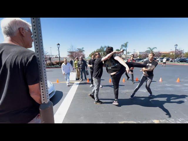 Lamborghini ... KUNG FU STYLE.... IN South OC Cars and Coffee