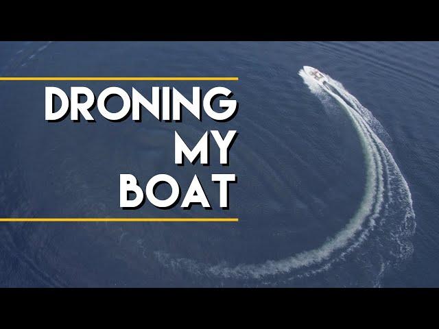 Boats and Drones Muskoka | First Time Flying a DJI Drone From A Boat | Boat Drone Video Canada