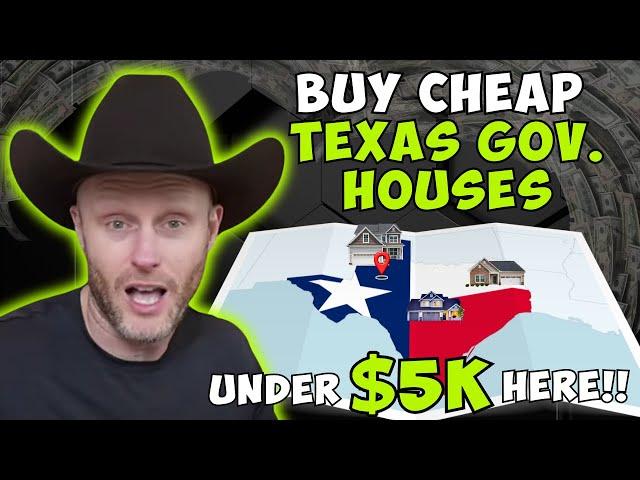 Buy Cheap Texas Gov Houses Under $5k Here!!