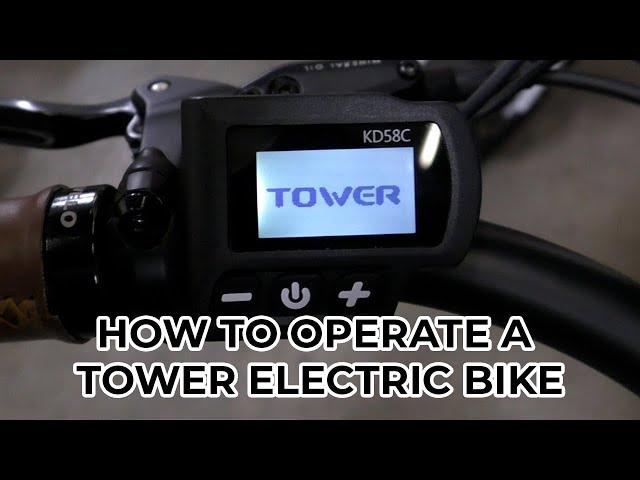 How to Operate a Tower Electric Bike