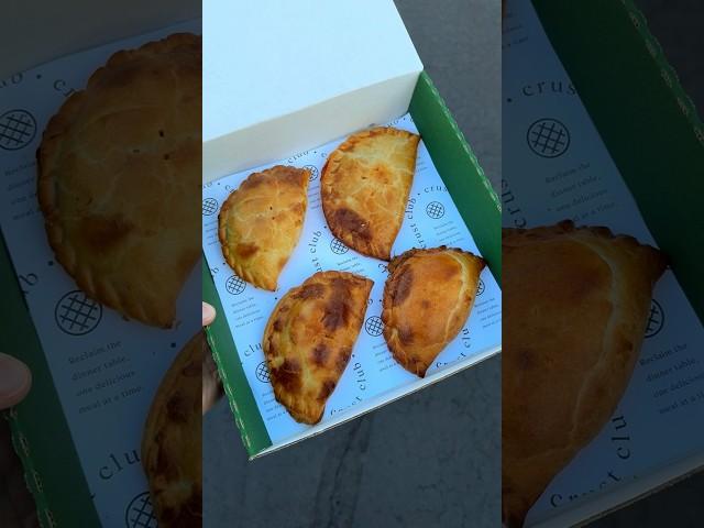 Trying Crust Club's SAVORY Pies!  | Crumbl Crust Club Review #fastfood #foodreview